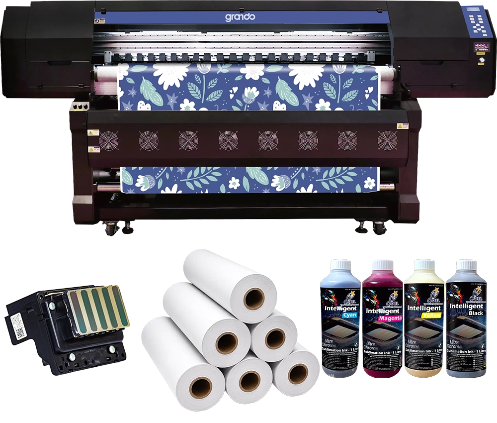 Sublimation inks and paper consumables